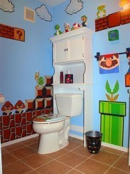 Toilet Mario (SMB1 Hack) [a1] Rom